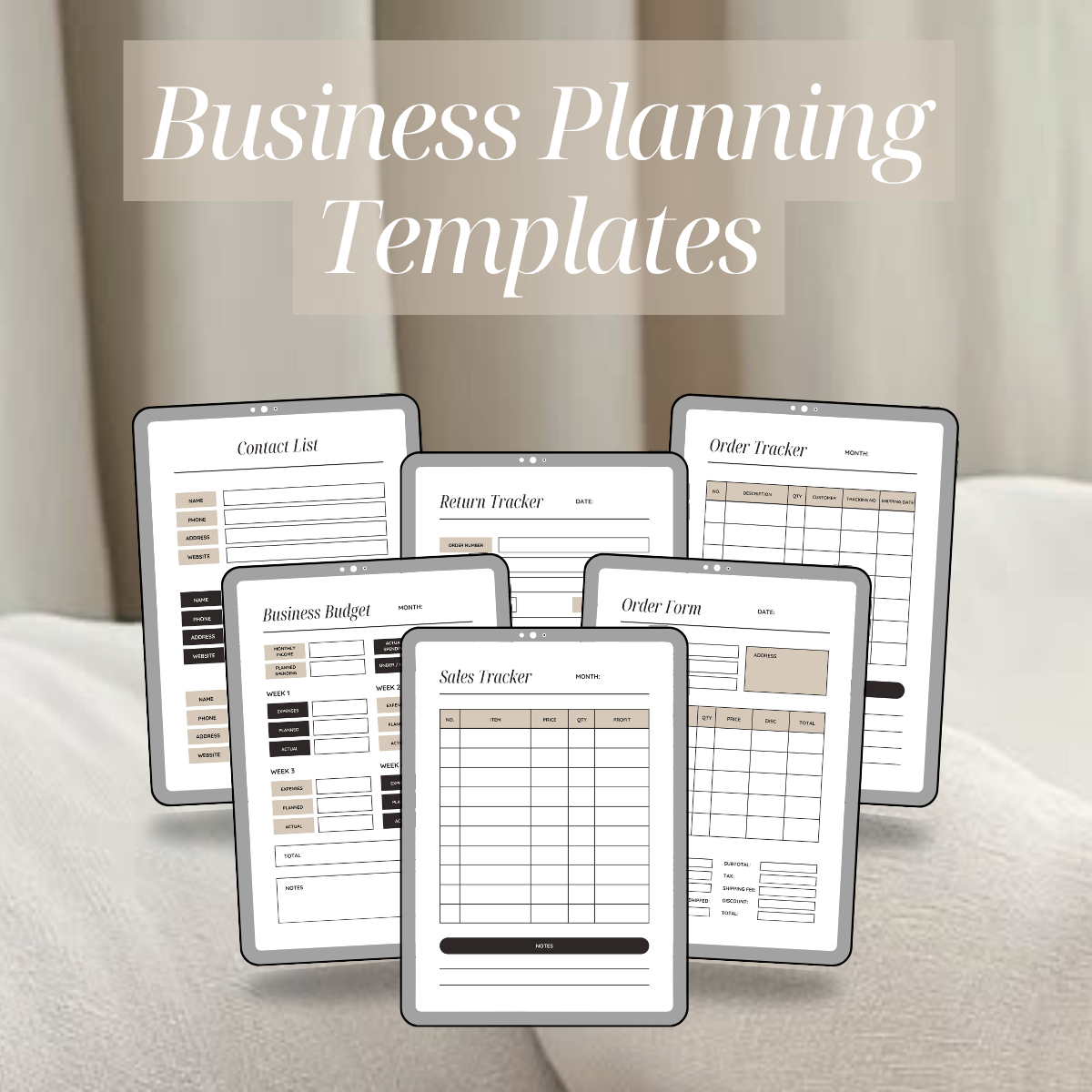 Business Planner Templates