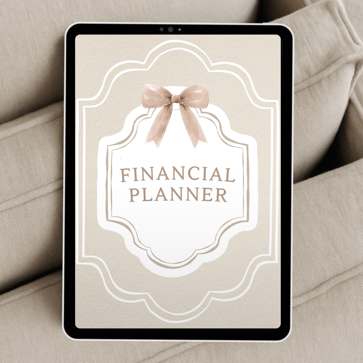 Financial Planner digital spreadsheet and tracker