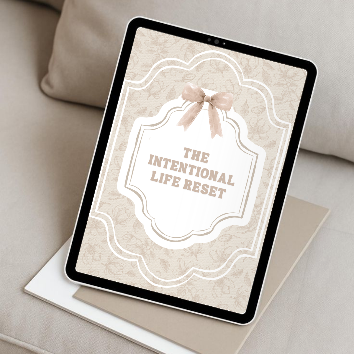 Intentional Life Reset digital workbook cover